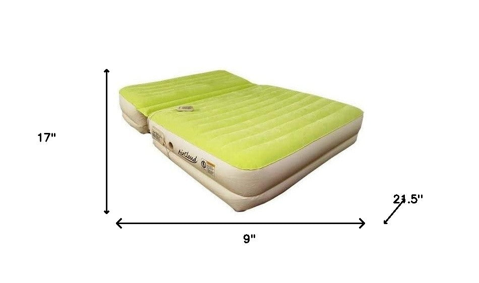 Incline Adjustable Moss Green Inflatable King Size Mattress