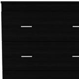 31" Black Three Drawer Dresser