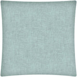 17" X 17" Seafoam Zippered Polyester Solid Color Throw Pillow Cover