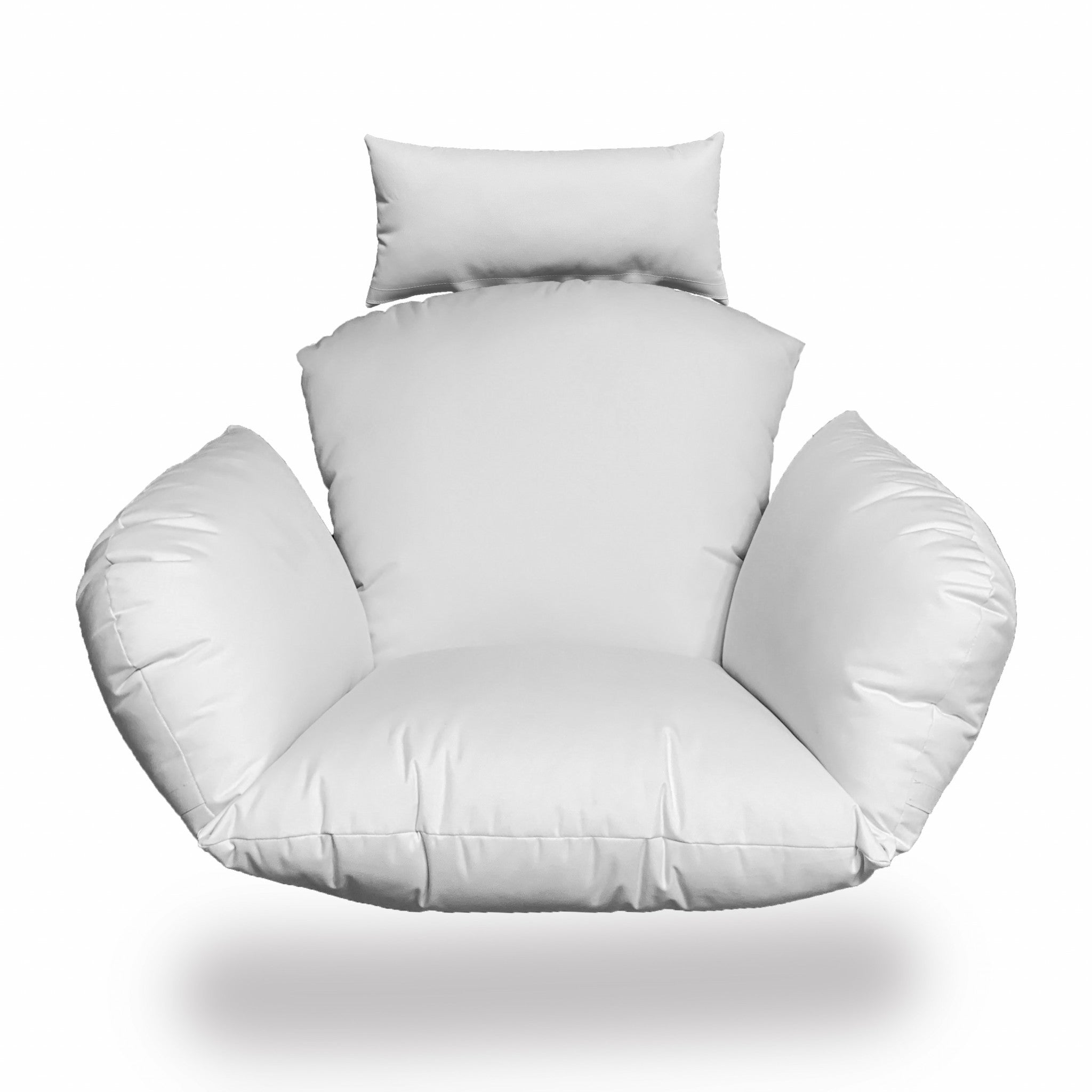 Primo White Indoor Outdoor Replacement Cushion for Egg Chair