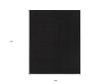 10' X 14' Black Non Skid Indoor Outdoor Area Rug