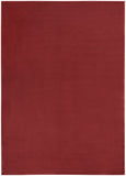 4' X 6' Brick Red Non Skid Indoor Outdoor Area Rug