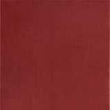 6' X 9' Brick Red Non Skid Indoor Outdoor Area Rug