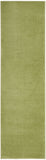 2' X 6' Green Non Skid Indoor Outdoor Runner Rug