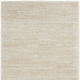 2' X 10' Ivory And Beige Non Skid Indoor Outdoor Runner Rug