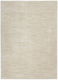 4' X 6' Ivory And Beige Non Skid Indoor Outdoor Area Rug