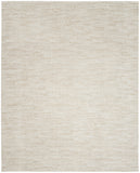 9' X 12' Ivory And Beige Non Skid Indoor Outdoor Area Rug