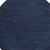 8' X 8' Midnight Blue Round Non Skid Indoor Outdoor Area Rug