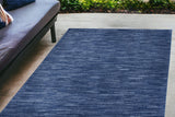 4' x 6' Blue Non Skid Indoor Outdoor Area Rug