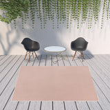 8' X 10' Pink Non Skid Indoor Outdoor Area Rug