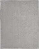 9' X 12' Silver Grey Non Skid Indoor Outdoor Area Rug