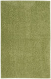 2' X 4' Green Non Skid Indoor Outdoor Runner Rug