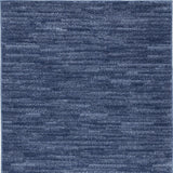 3' X 5' Navy Blue Non Skid Indoor Outdoor Area Rug