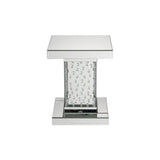 20" Mirrored Mirrored Square Mirrored End Table