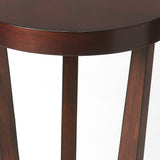 24" Cherry Manufactured Wood Round End Table