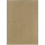 2' X 4' Tan Stain Resistant Indoor Outdoor Area Rug