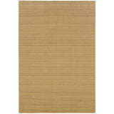 4' x 6' Beige Stain Resistant Indoor Outdoor Area Rug