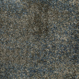 8' X 11' Grey And Teal Blue Abstract Power Loom Stain Resistant Area Rug
