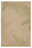 3' X 5' Beige Floral Indoor Outdoor Area Rug