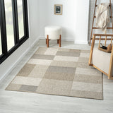 8' X 10' Gray Geometric Handmade Indoor Outdoor Area Rug