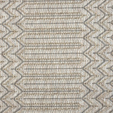 5' X 7' Gray Chevron Handmade Indoor Outdoor Area Rug