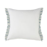 24" X 24" Blue Zippered Coastal Indoor Outdoor Throw Pillow