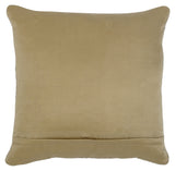 22" Beige Handmade Geometric Indoor Outdoor Throw Pillow Cover and Insert