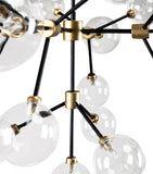 Chandelier Multi Light Iron And Glass Dimmable Ceiling Light