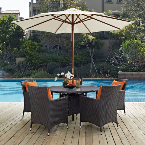 Convene 7 Piece Outdoor Patio Dining Set