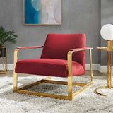 Seg Performance Velvet Accent Chair