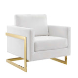 Posse Performance Velvet Accent Chair