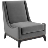 Confident Lounge Chair Upholstered Performance Velvet (Set of 2)
