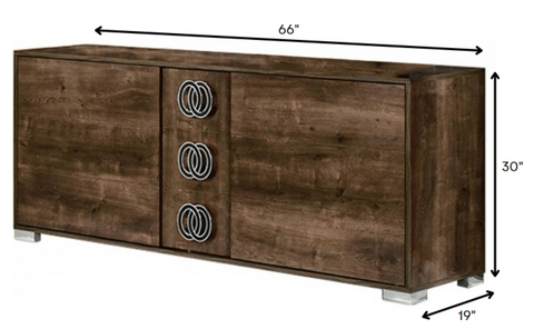 Modern Rustic Italian 3 Drawer Dresser