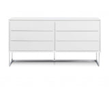 60 X 20 X 32 White Stainless Steel Buffet