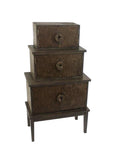 14" X 34" X 60" Brown, Wood, Cabinet