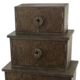 14" X 34" X 60" Brown, Wood, Cabinet