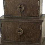 14" X 34" X 60" Brown, Wood, Cabinet