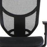 Black Adjustable Swivel Mesh Rolling Drafting Chair