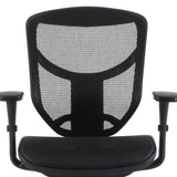 Black Adjustable Swivel Mesh Rolling Drafting Chair