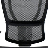 Black Adjustable Swivel Mesh Rolling Office Chair