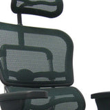 Plum Swivel Adjustable Executive Chair Mesh Back Plastic Frame