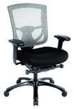 Slate Gray and Black Adjustable Swivel Mesh Rolling Office Chair