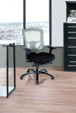 Slate Gray and Black Adjustable Swivel Mesh Rolling Office Chair