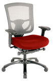 Slate Gray and Black Adjustable Swivel Mesh Rolling Office Chair