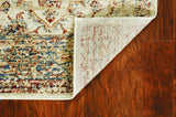 3' X 5' Ivory Floral Vines Area Rug