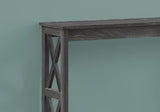 47" Gray Console Table With Storage