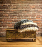 Sage Green New Zealand Natural  Sheepskin Rug