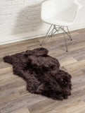 Sage Green New Zealand Natural  Sheepskin Rug