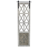 Distressed Full Length Door Panel Wall Decor