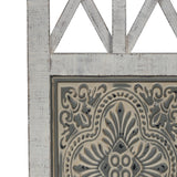 Distressed Full Length Door Panel Wall Decor